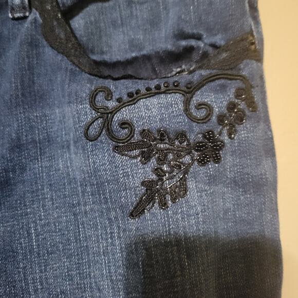 Lauren Ralph Lauren Straight Leg Blue Classic Straight Jeans Embezzled •12 - Picture 9 of 9